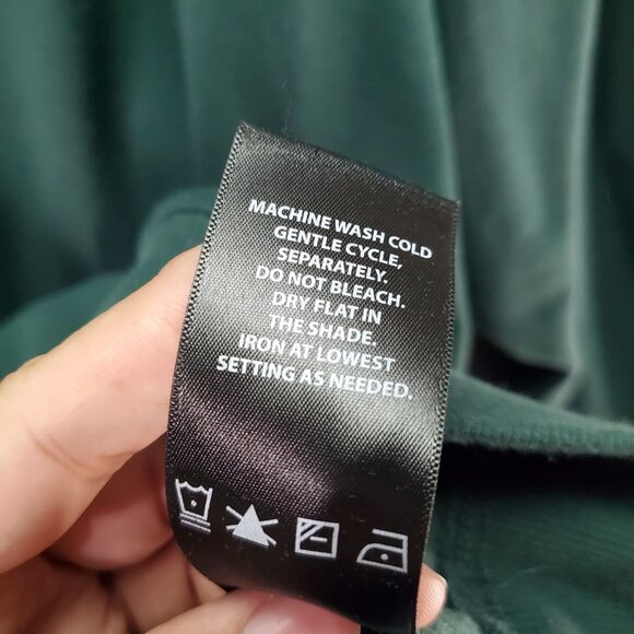 Buffalo David Bitton Top Womens Large Green Pullover Hoodie Sweatshirt - Picture 3 of 9